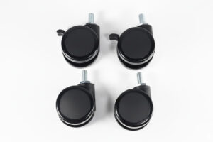 Kit rodízios para mesa com rosca M8