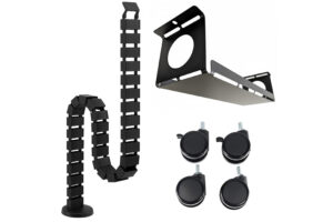 Kit Acessorios Elevate Rodízios M8 + Calha + Vértébra